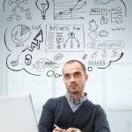 Gente introvertida en los negocios